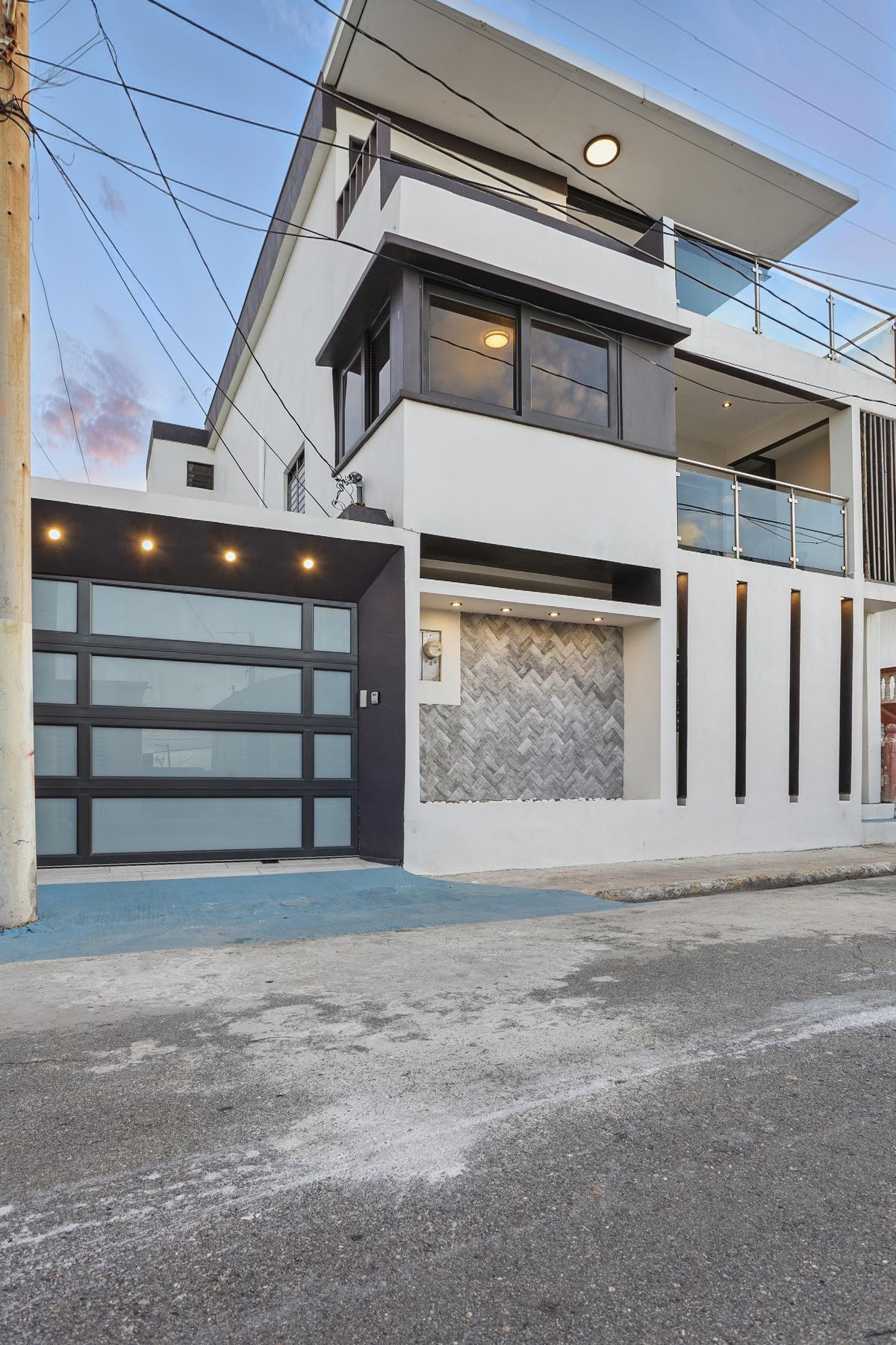Fachada moderna de la casa